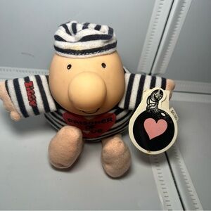 Ziggy Prisoner of Love Valentine's Day 7" Plush - Vintage 1993 -New With Tags